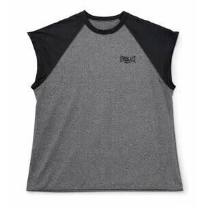 Vintage Y2K Everlast Gray Sleeveless Gym Shirt XL Boxing Bodybuilding